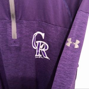 Mens Under Armour Colorado Rockies Pullover